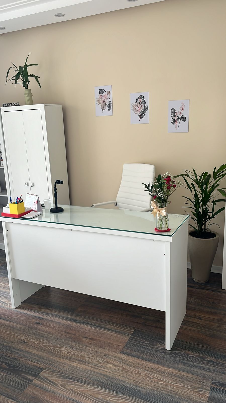 Mesa de atendimento psiquiátrico e psicológico